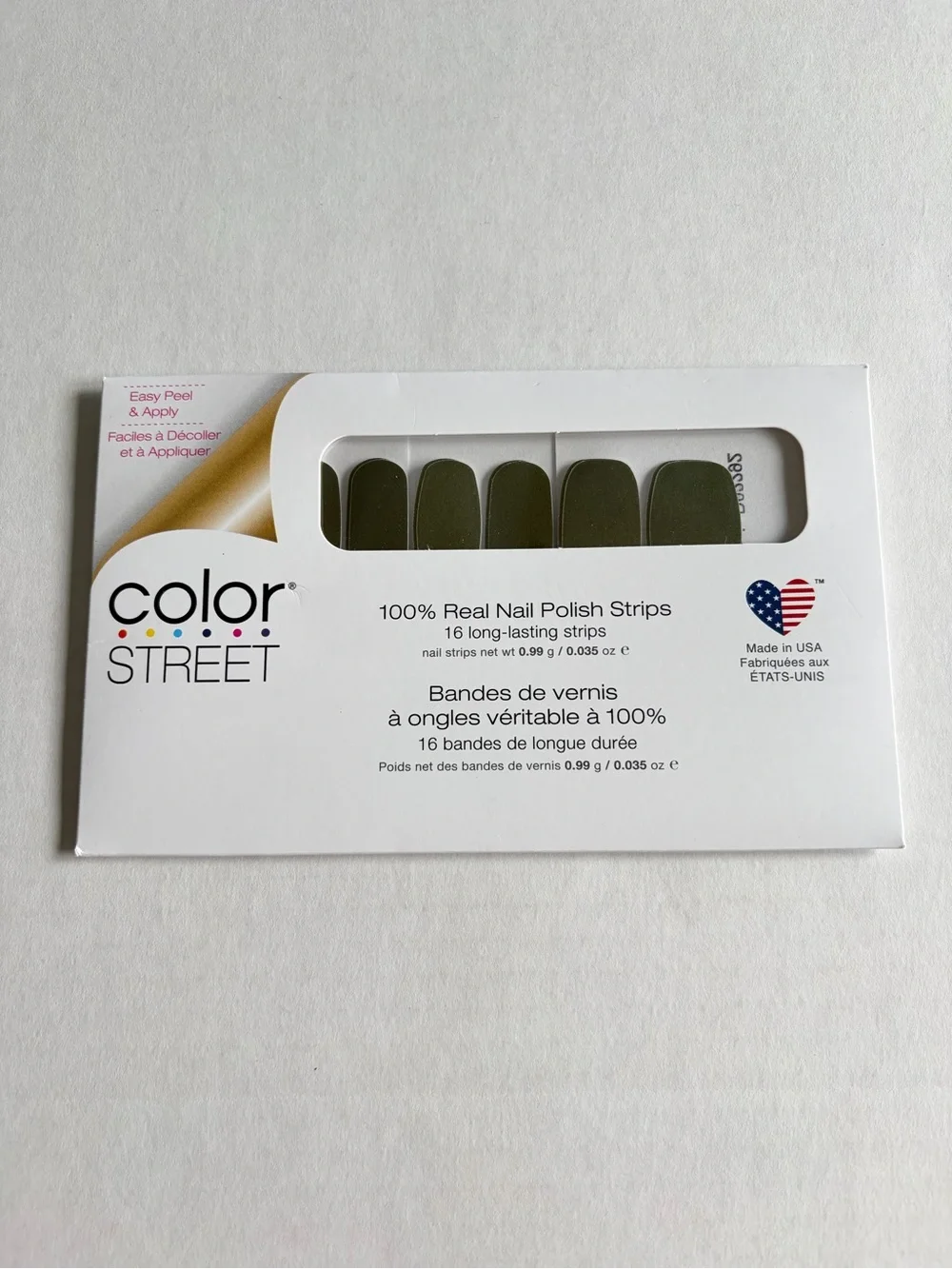 *Retired* Color Street: Miss Polaris | Moss Green Gold Earthy Duochrome Fall